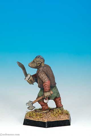 GNL8 - Gnoll with Sword & Broadaxe