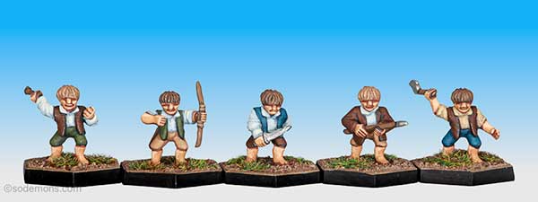 Minifigs D&D Hobbits (HOB)