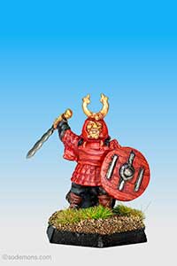 HBG13 Hobgoblin Sub-Chief w. Kris-Bladed Sword