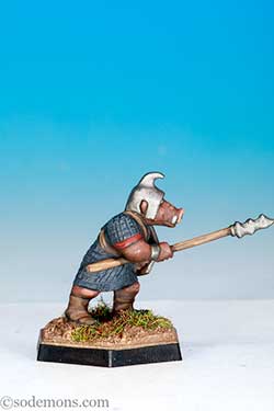 ORC3 Orc with Kris-Bladed Spear