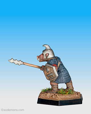 ORC3 Orc with Kris-Bladed Spear