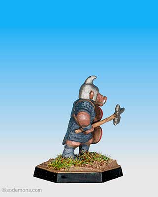 ORC4 Orc with Halberd