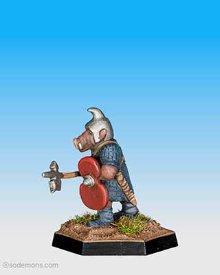 ORC4 Orc with Halberd