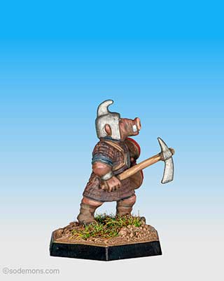 ORC10 Orc with Piercing Axe