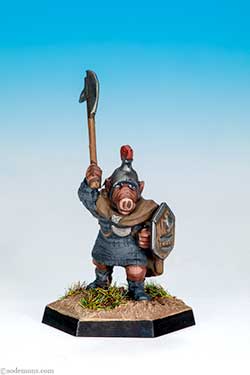 ORC13 Sub-Chieftain with Broad Bladed Axe