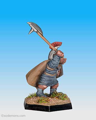 ORC13 Sub-Chieftain with Broad Bladed Axe