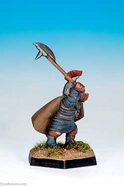ORC13 Sub-Chieftain with Broad Bladed Axe
