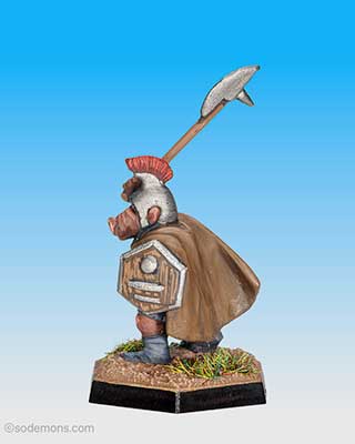 ORC13 Sub-Chieftain with Broad Bladed Axe