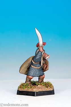 ORC13 Sub-Chieftain with Broad Bladed Axe