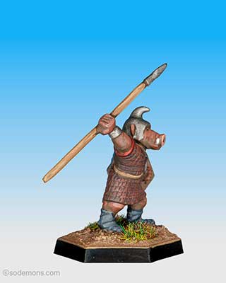 Orc21 Orc with Shield and Open Hand