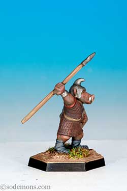 Orc21 Orc with Shield and Open Hand