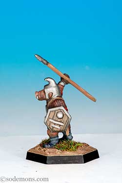Orc21 Orc with Shield and Open Hand
