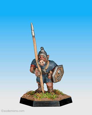 Orc22 Orc with Shield and Open Hand