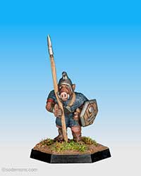 Orc22 Orc with Shield and Open Hand