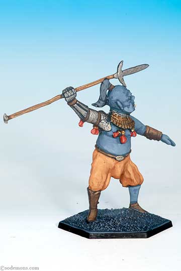 OGM4 Ogre Magi w. Cross-Guarded Spear