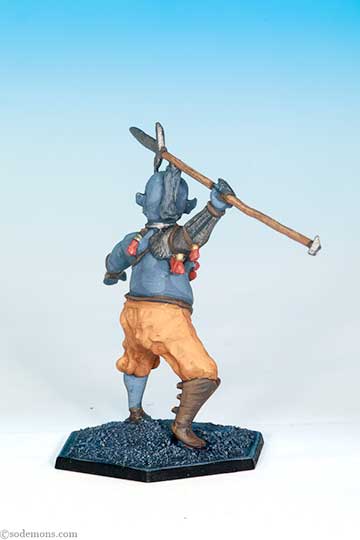 OGM4 Ogre Magi w. Cross-Guarded Spear