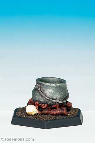 VFW26 Witches Cauldron stood over Fire