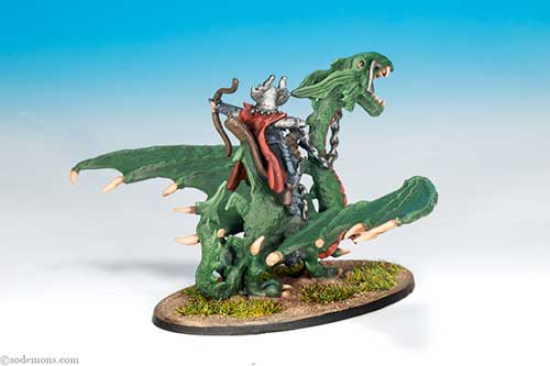 ARL3 Elven Dragon Master with Bow / Drag2 Small Dragon
