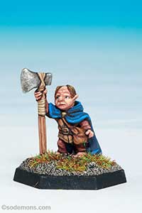 ARD4 Dwarf with Large Axe / WG42 Halfling Fighter