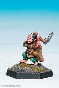 ARD7 Dwarf with Mattock / WG42 Halfling Fighter