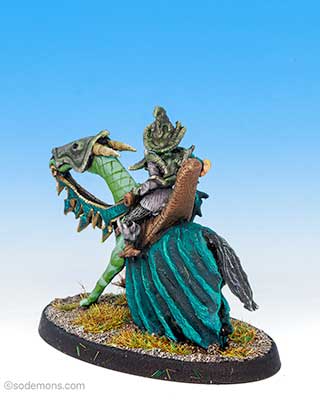 AREC5 High Elf Rider with Trumpet