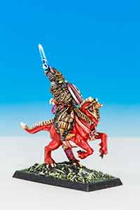 C13 Dark Elf General Mounted on Dragon Steed