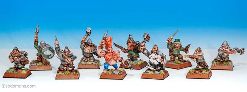 Dwarf Treasure Hunters Warband