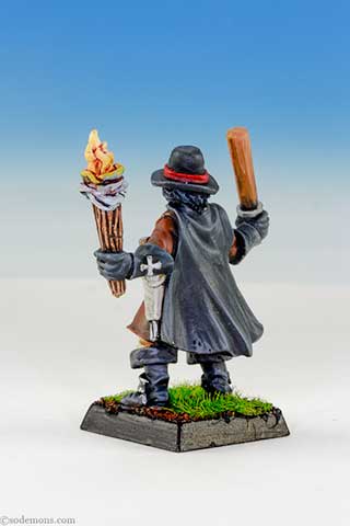 Witch Hunter with Truncheon and Torch