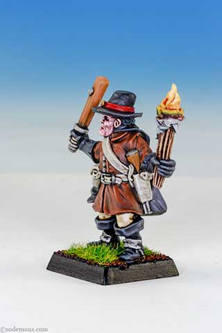 Witch Hunter with Truncheon and Torch