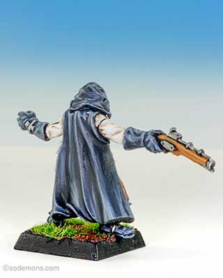 Hooded Witch Hunter with Pistol