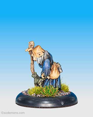 Witch with Cat