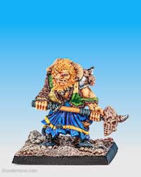 Ogre Warrior Priest / Shaman with Skull-Headed Mace