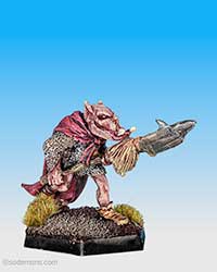 C15 Armoured Orc charging with Polearm