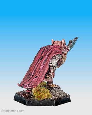 C15 Armoured Orc charging with Polearm