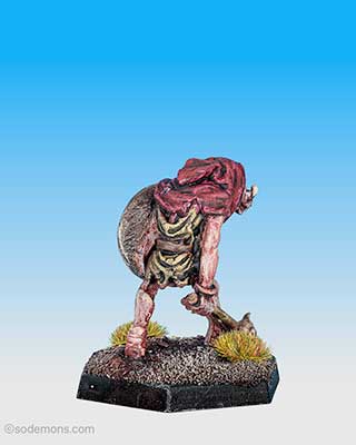 FTO1 Orc advancing with Mace and Shield