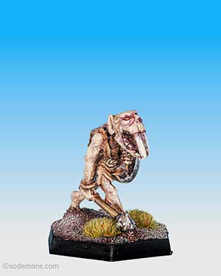 FTO1 Orc advancing with Mace and Shield