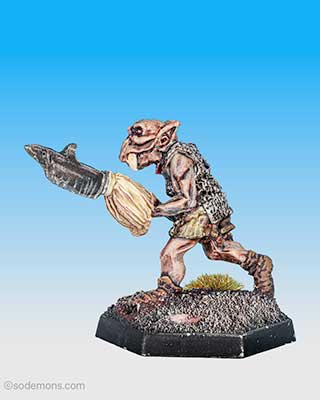 FTO8 Orc charging with Polearm