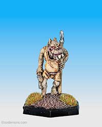 FTO9 Orc advancing with Axe and Spear