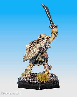 FTO11 Orc Chief with Sword and Flail