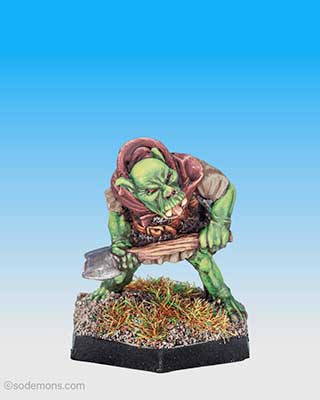 FTO12 Orc Bodyguard with Battleaxe