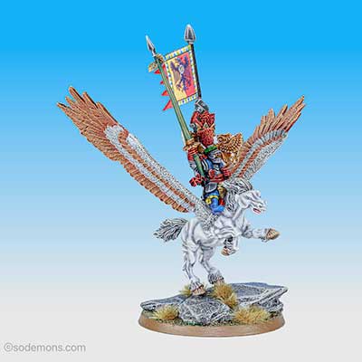 MB15 Imperial Hero Riding a Pegasus