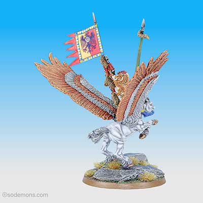 MB15 Imperial Hero Riding a Pegasus