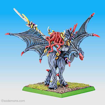 Morathi on Dark Pegasus