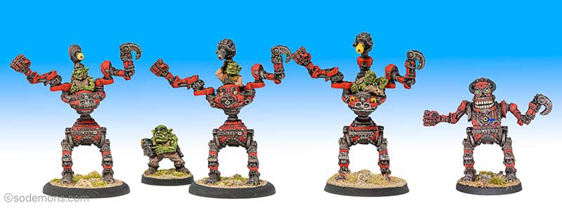 Iron Claw Roborgs & Megabot