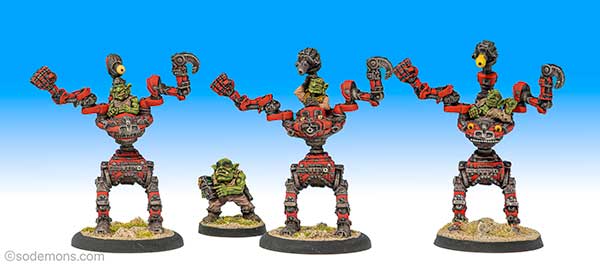 Iron Claw Roborgs (IC701 Mekanikal Robots) and Controller