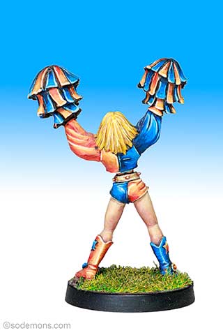 Unreleased Blood Bowl Cheerleader