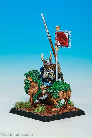 Temple Dog with Hobgoblin rider