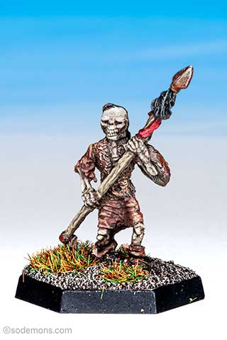 01-046v3b Undead War Band with Spear