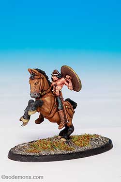 01-075 Barbarian Hero, Mounted