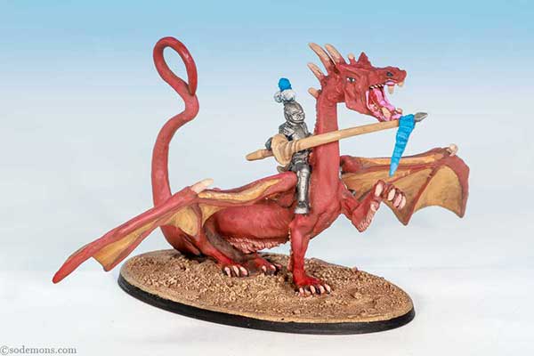 01-083 War Dragon with Knight